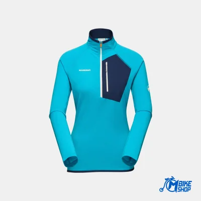 Ženska majica MAMMUT Aenergy Light ML Half Zip Pull Azalea/Marine